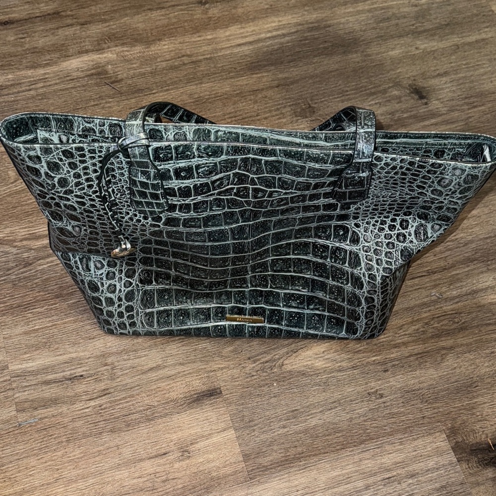 New Brahmin Misha Osidian Viel Tote Bag